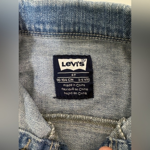 LEVI’S Denim Jacket Size-4T - Picture 4 of 6